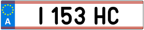 Truck License Plate